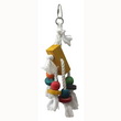 GIOCO BIRD IN LEGNO E CORDA CM 6X25